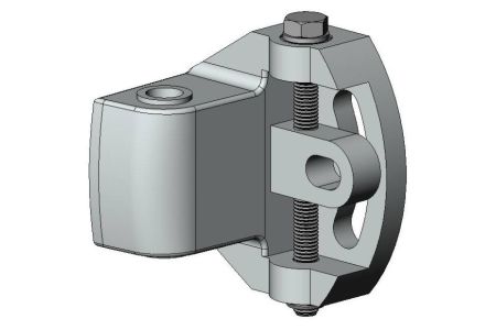Armverbinding kapsteun grijs - LINKS & RECHTS - 60 mm 