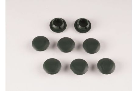 Afdekdopjes zijgeleiders groen ral 6009